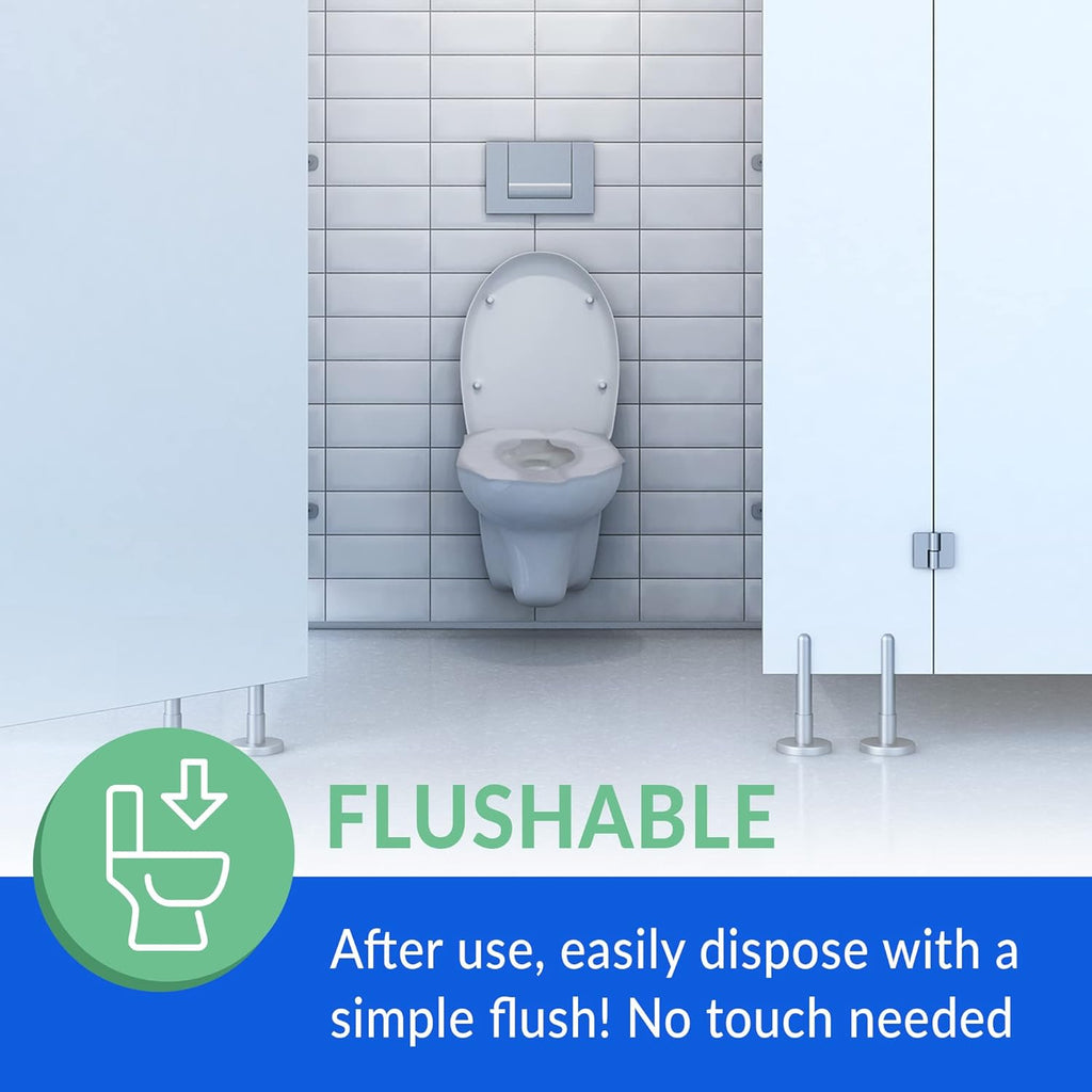 Reli. Toilet Seat Covers (2000 Pcs, 8 Packs of 250) | Disposable Toilet Seat Cover - Flushable