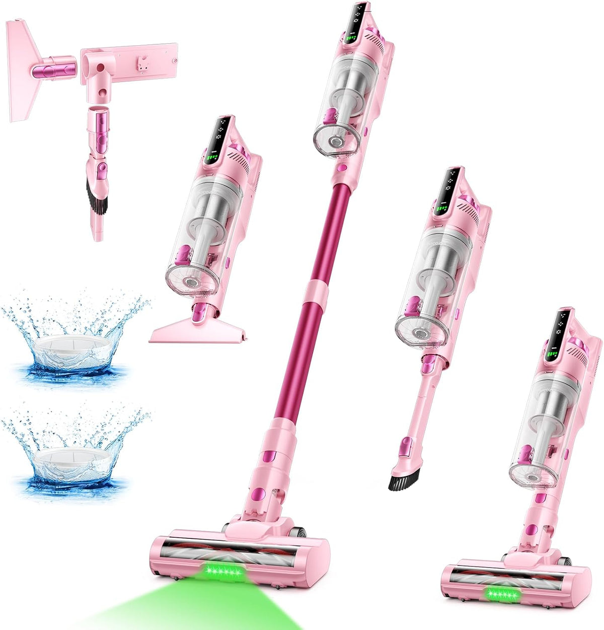 Trucozie Cordless Vacuum Cleaner with Self-Standing, 50 mins Runtime Lightweight Vacuum Cleaner