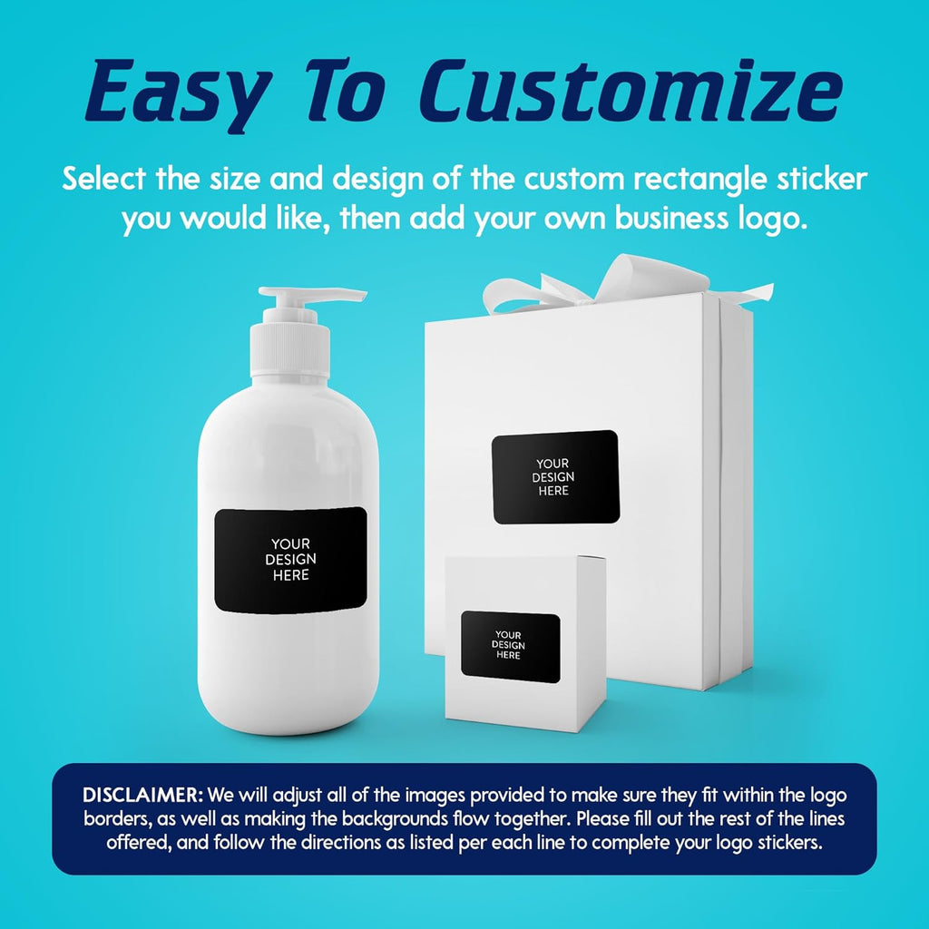 5-1000 Custom Vinyl Stickers - Upload Your own Image, Text, Design, Logo - Personalized Logo Labels