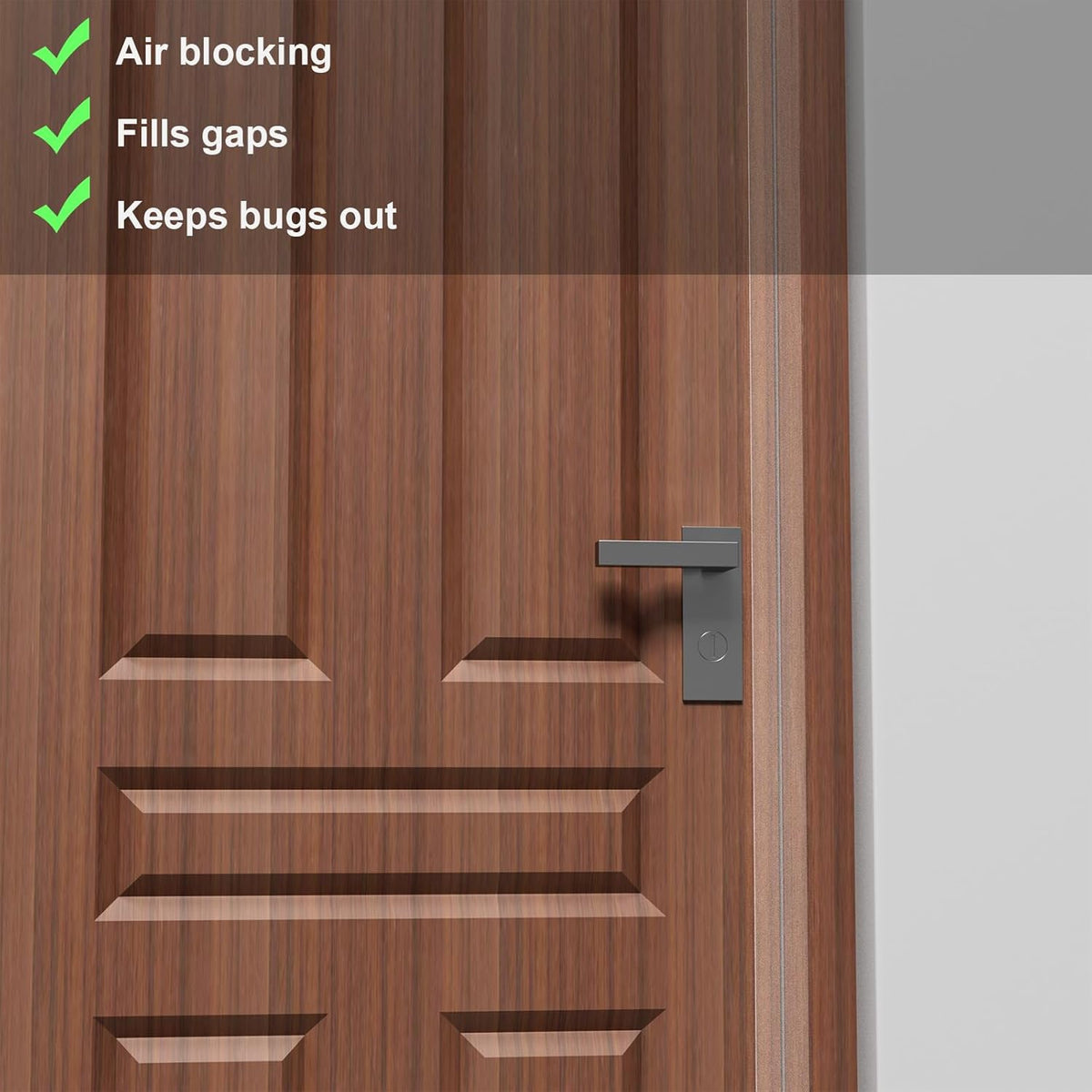 T-Shaped Door Draft Stopper, 1.37 in x 20 Ft Silicone Seal Strip for Windows Gaps, Weather