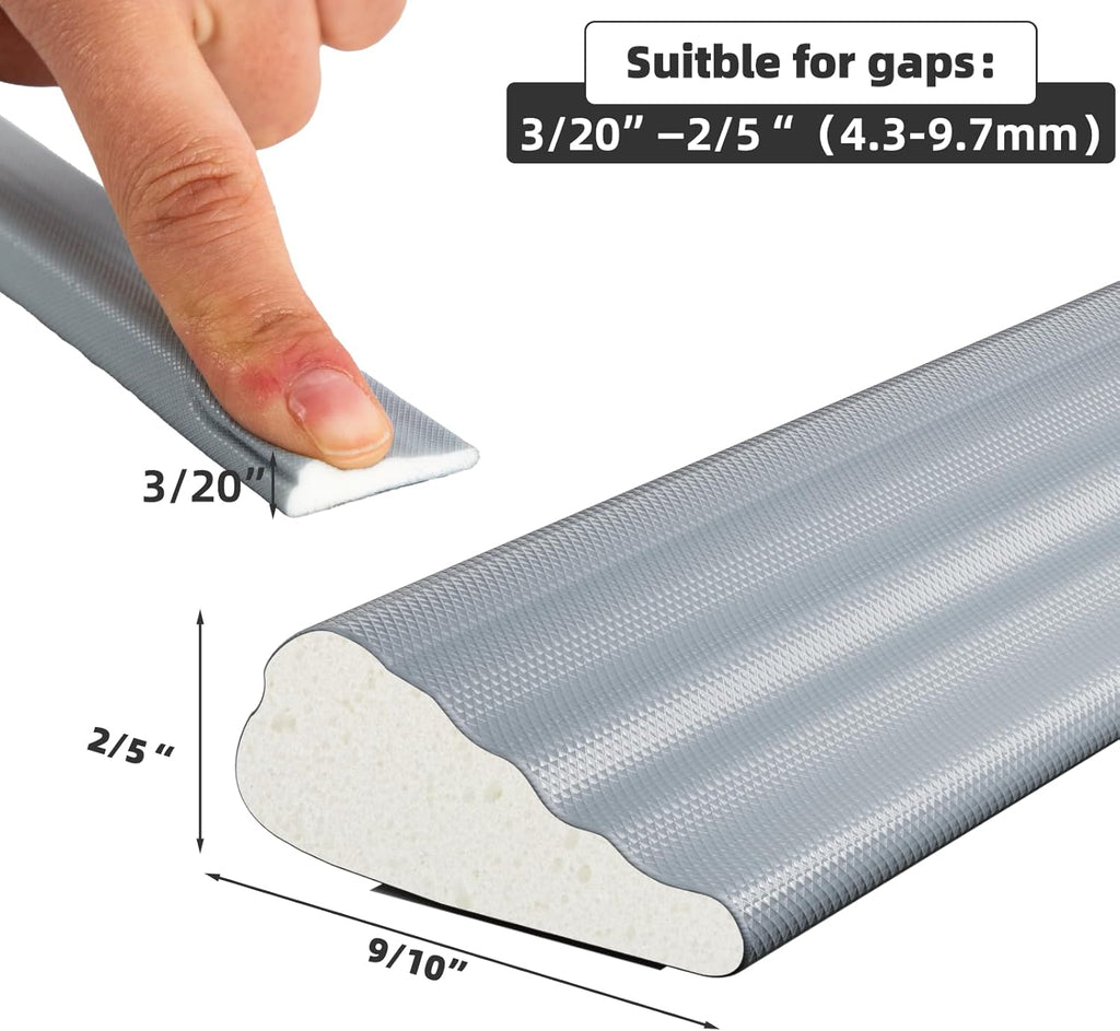 9.8 Ft Weather Stripping Seal Strip for Doors/Windows,Soundproofing Window Insulation Draft Stopper