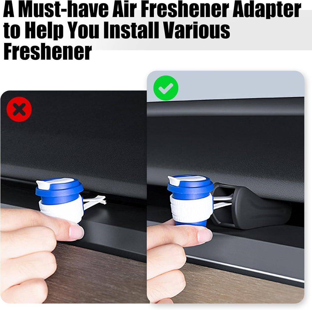Psler 2 Pcs Air Freshener Adapter Compatible with Tesla Model 3 / Y 2017 2018 2019 2020 2021 2022