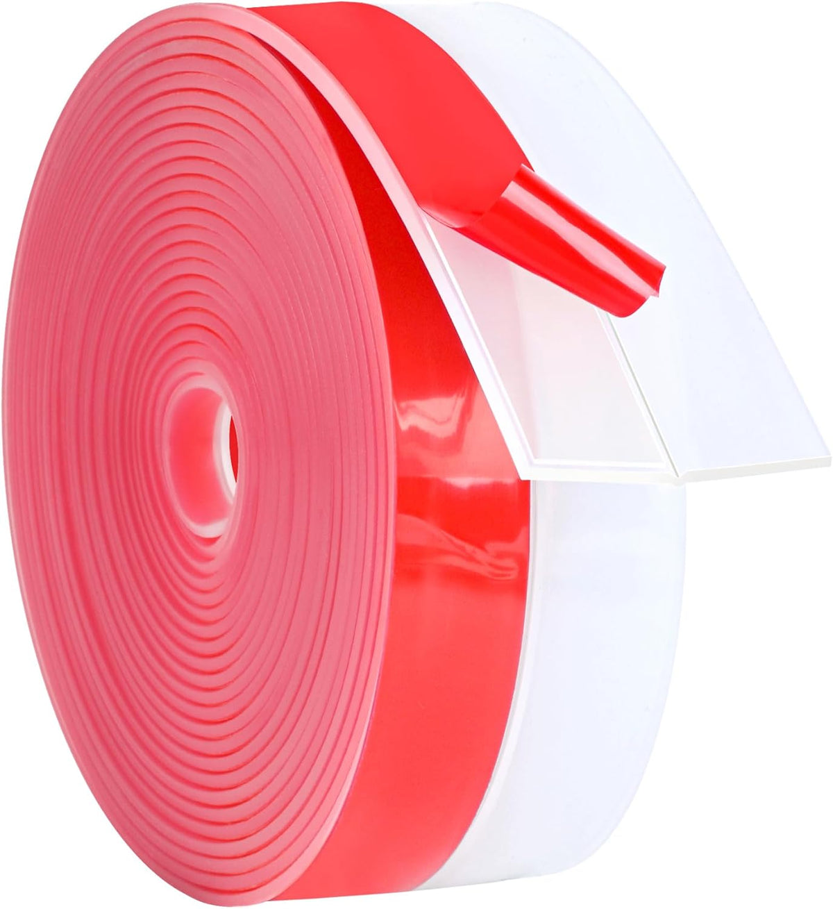 ToLanbbt Weather Stripping Silicone Door Seal Strip 2 in x 20 ft Door Draft Stopper Self Adhesive