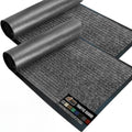 GORILLA GRIP Traffic Guard Door Mat, 2 Pack, Heavy Duty Waterproof Doormat, Commercial Office Space