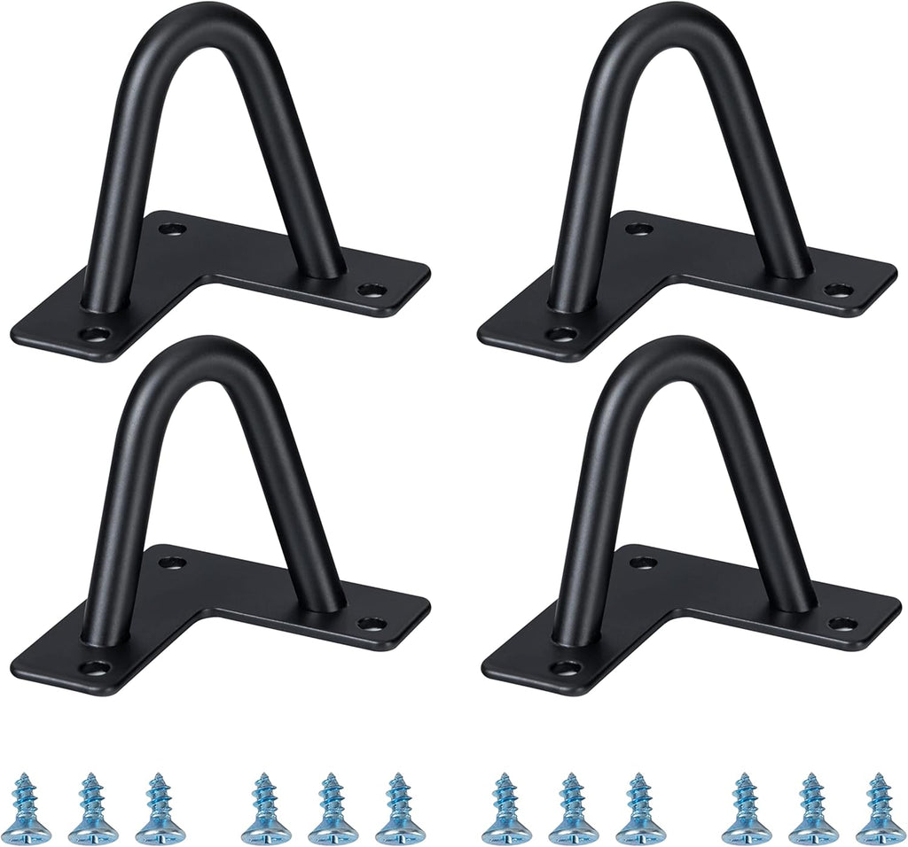Hairpin Legs Black 4 Piece Set - DIY 3" Metal Table Legs for Cabinets, Wardrobes, TV Cabinets
