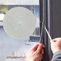 65FT Brush Weather Stripping, Neat Pile Self Adhesive Seal Strip for Windows and Door, Weatherstrip