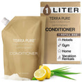 Terra Pure Spa Collection 1 Liter Conditioner Refill Bag For Soap Dispensers | Bulk Toiletries for