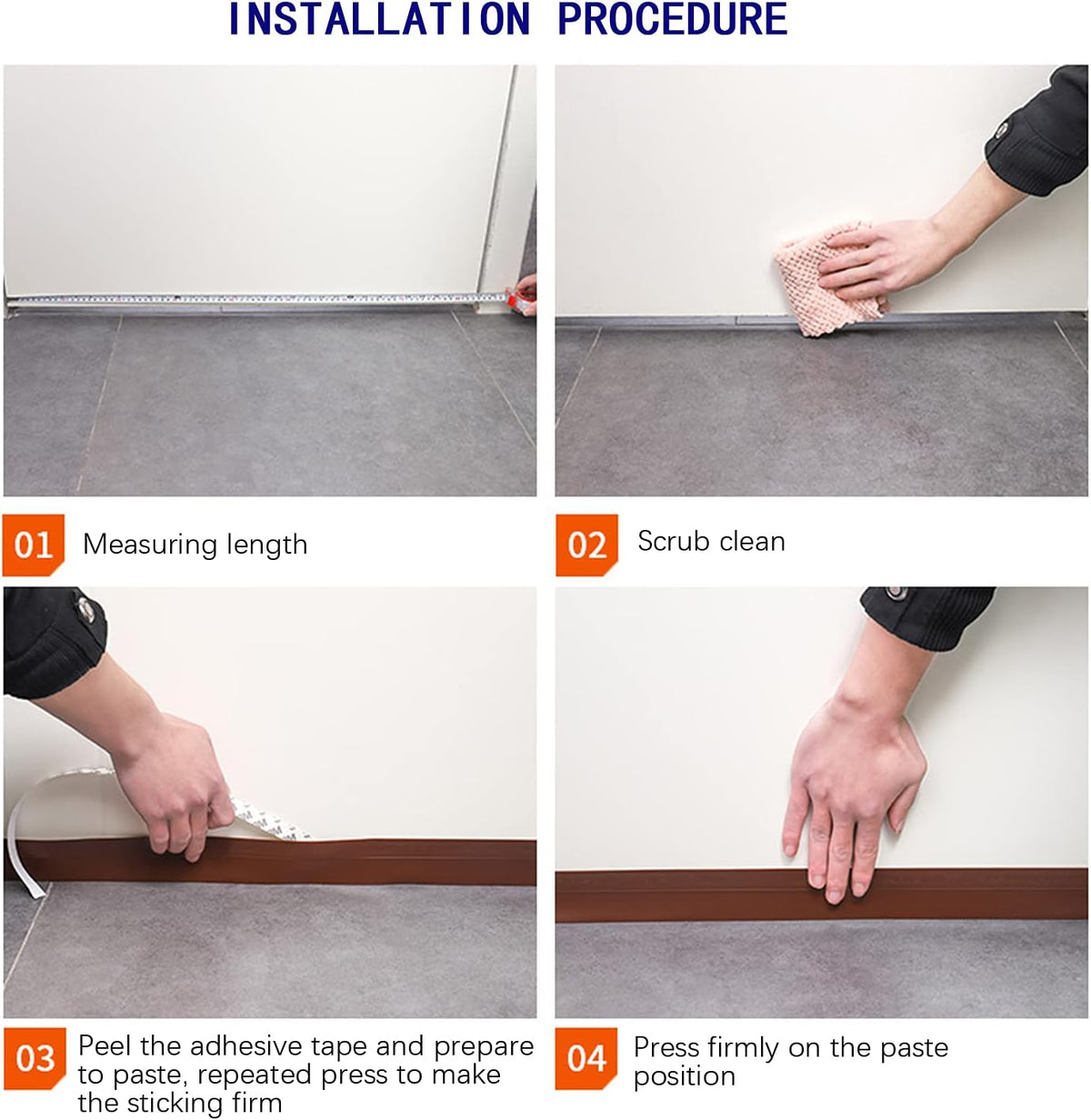 TAROSE Weather Stripping, Silicone Door Seal Strip Door, Window, Transparent 16 Feet Long, White