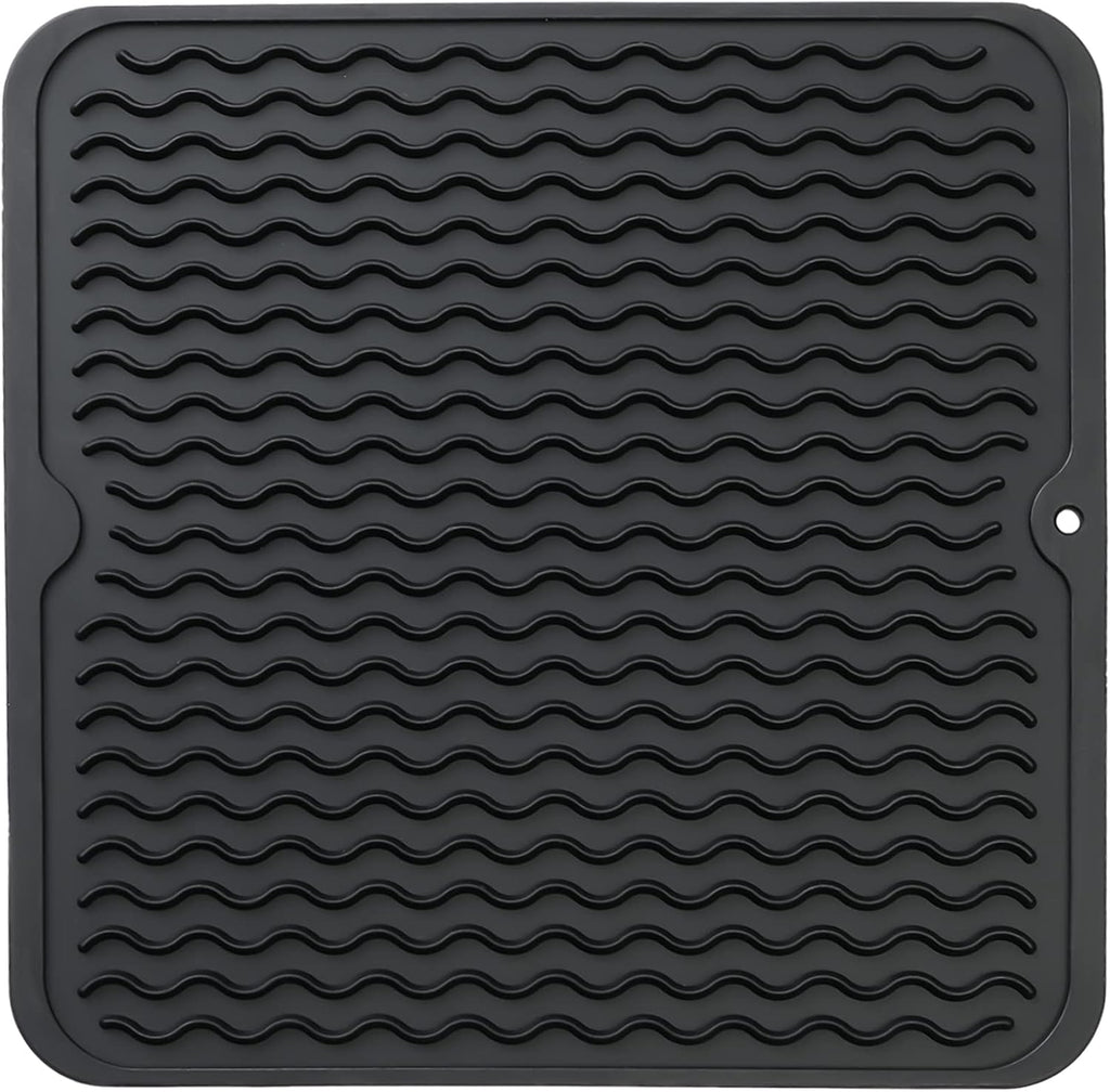 Silicone Dish Drying Mat for Multiple Usage,Easy clean,Eco-friendly,Heat-resistant Silicone Mat for