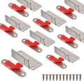 Cabinet Magnets Mousike Adhesive Strong Magnetic Door Catch Stainless Steel Kitchen Magnetic Latch