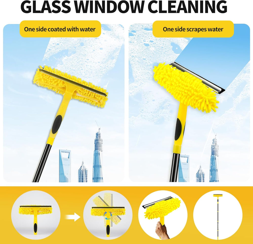 High Ceiling Fan Cleaner Duster for Fans Blades Cleaner with 78.7in Extension Pole Extra Long