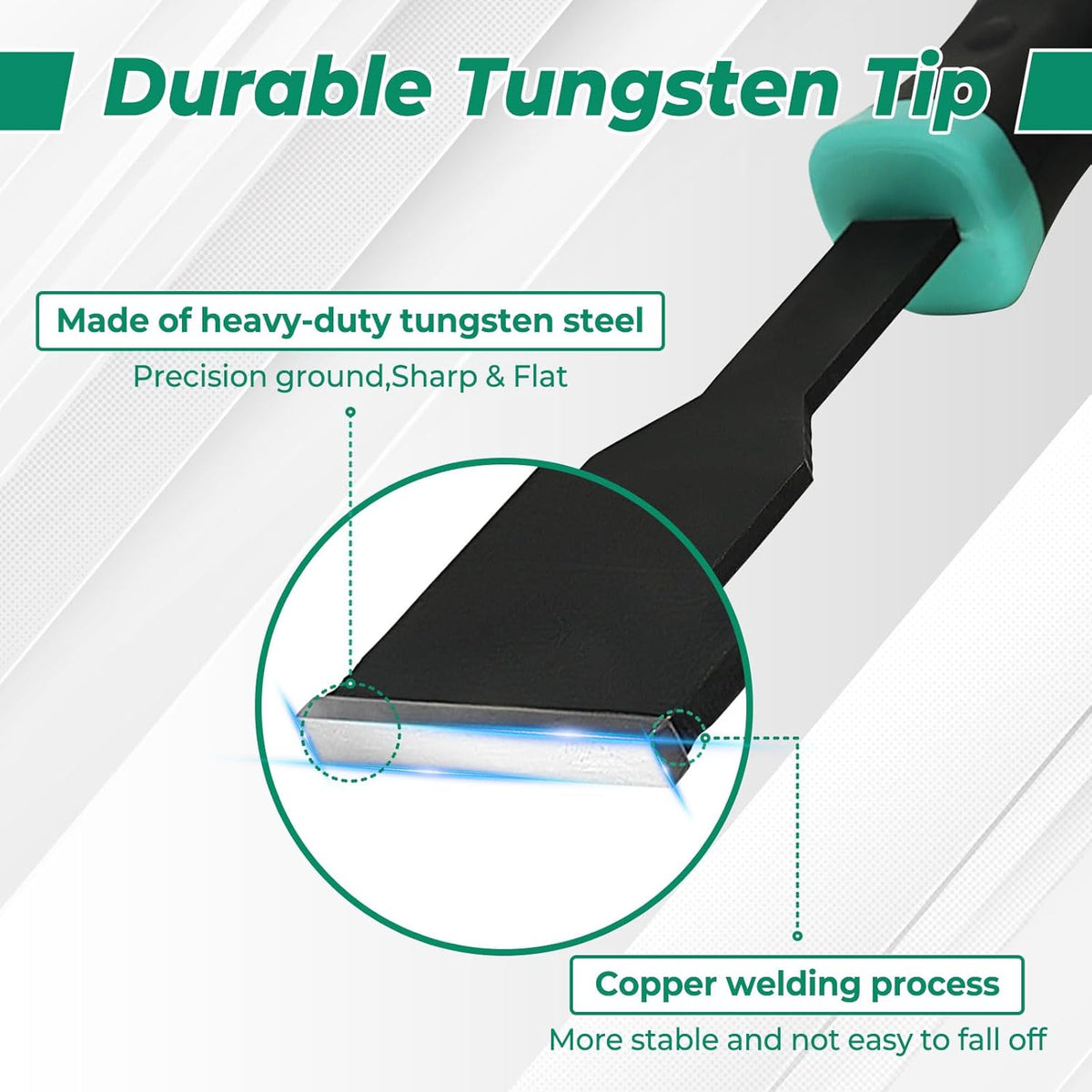 1-1/4-inch Carbide Scraper,Super Gasket Scraper with Durable Tungsten Tip for Remove Gaskets