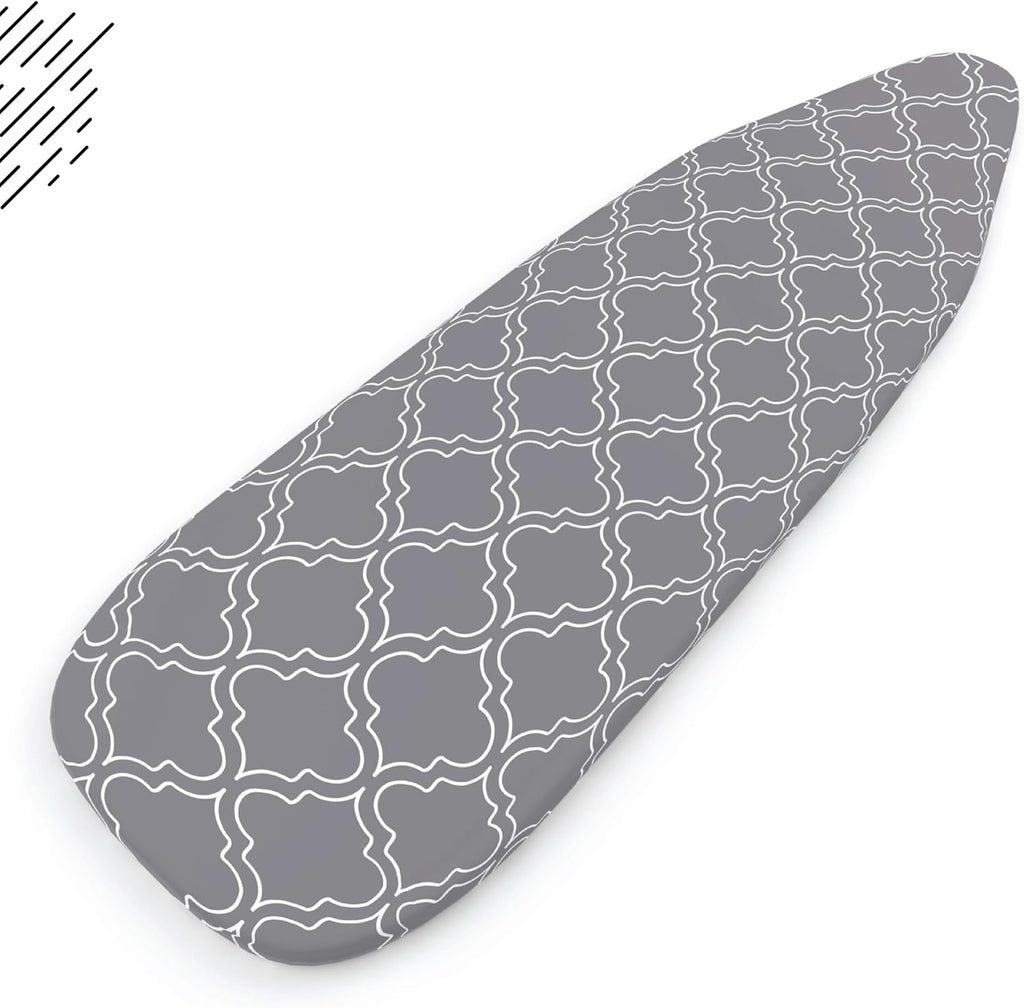 Encasa Ironing Board Covers (44 x 13.5 inch) Drawstring Tightening with Thick 3 mm Felt Padding