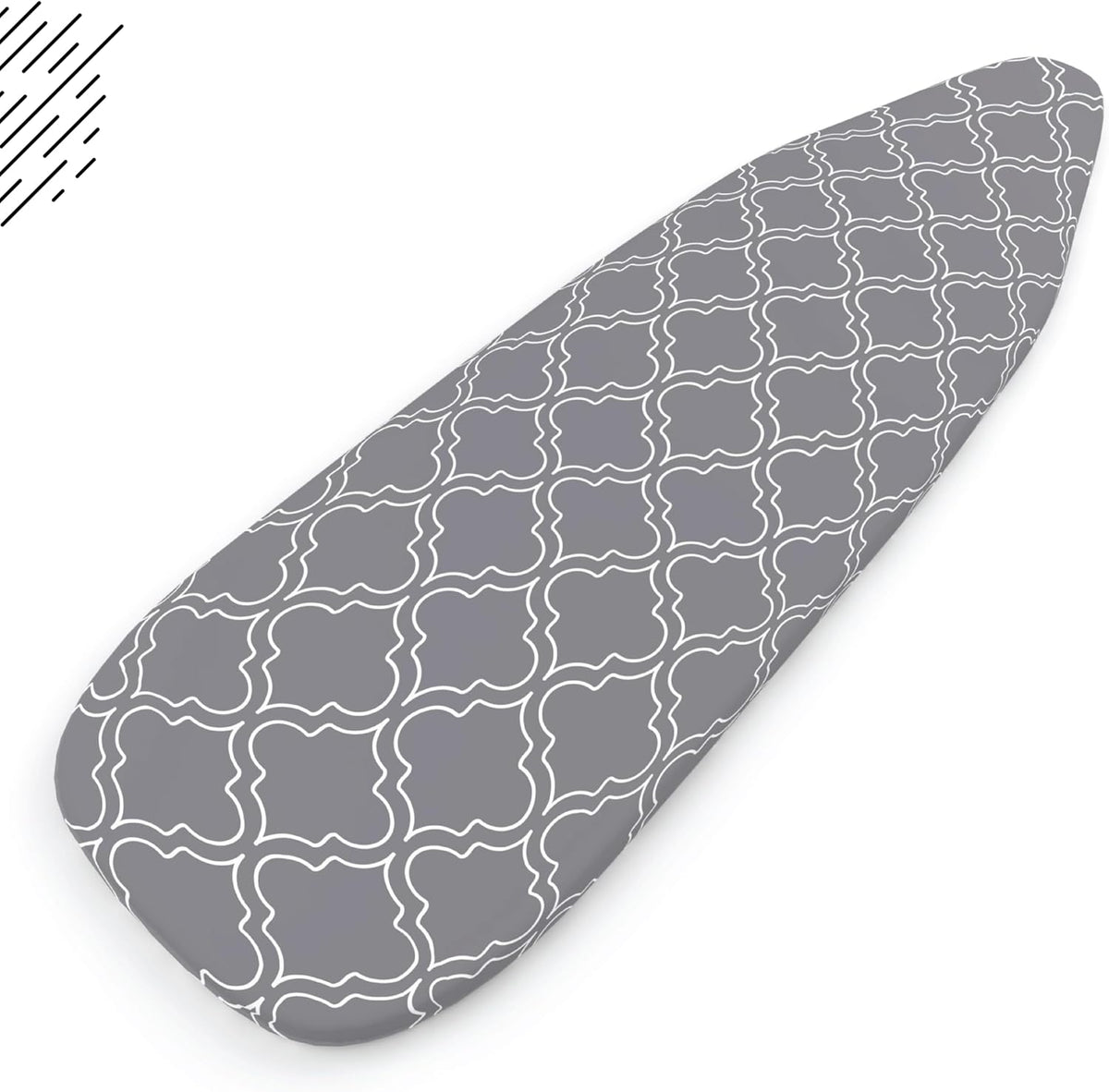 Encasa Ironing Board Covers (44 x 13.5 inch) Drawstring Tightening with Thick 3 mm Felt Padding