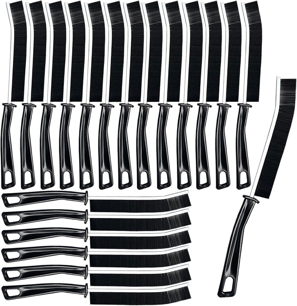 20 Pcs Crevice Cleaning Brush, Bathroom Gap Brush, Grout Cleaner Brush Hard Bristle Crevice