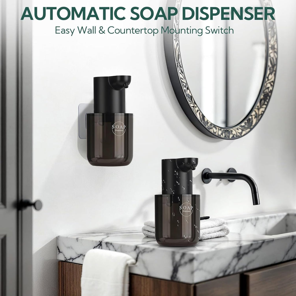 2 Pack Automatic Soap Dispenser, Touchless Automatic Foaming Soap Dispenser, Electric Wall Mounted