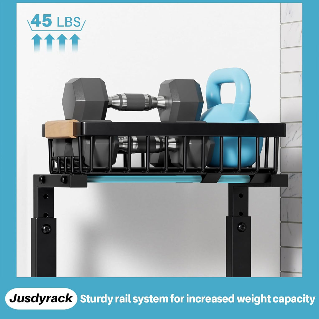 Under Sink Organizer,2 Packs 2 Tier Sliding Pull Out Cabinet Storage Shelf, Metal Drawer for