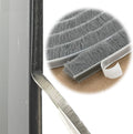 Fuzzy Weatherstripping for Window and Door Frame Side, Pile Self Adhesive Brush Weather Strip Seal