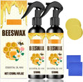 2PCS Beeswax Spray,Natural Furniture Polish,Beeswax Spray Cleaner, Wood Polishing for