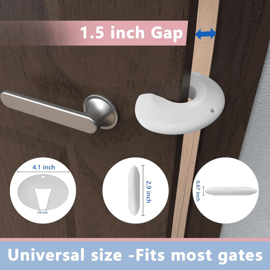 Door Pinch Guard and Door Slam Stopper, Durable Silicone Door Finger Pinch Guard, Prevents Finger