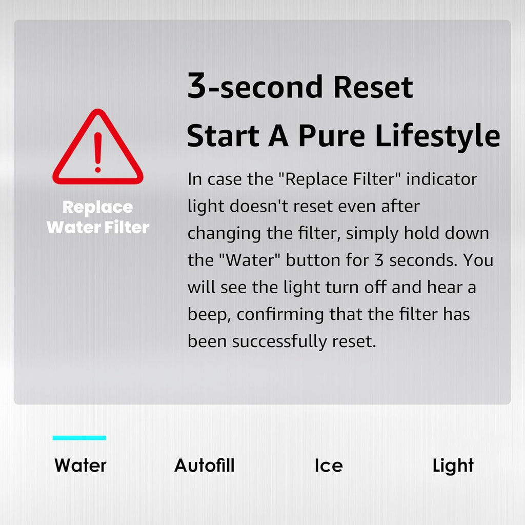 Waterspecialist Replacement for GE® RPWFE®, RPWF (Built-in CHIP) Refrigerator Water Filter