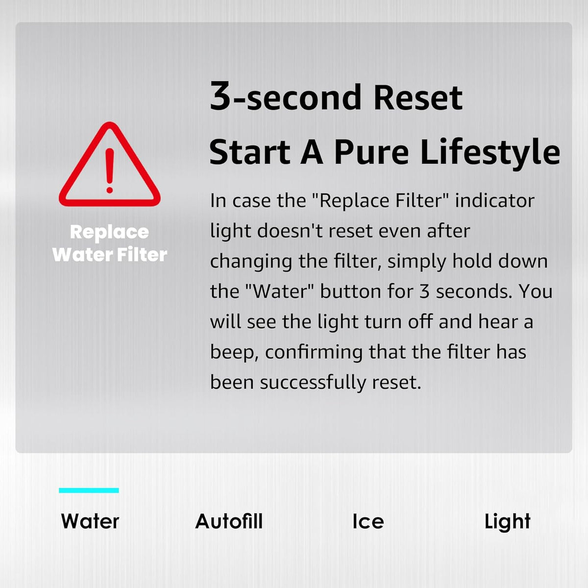 Waterspecialist Replacement for GE® RPWFE®, RPWF (Built-in CHIP) Refrigerator Water Filter