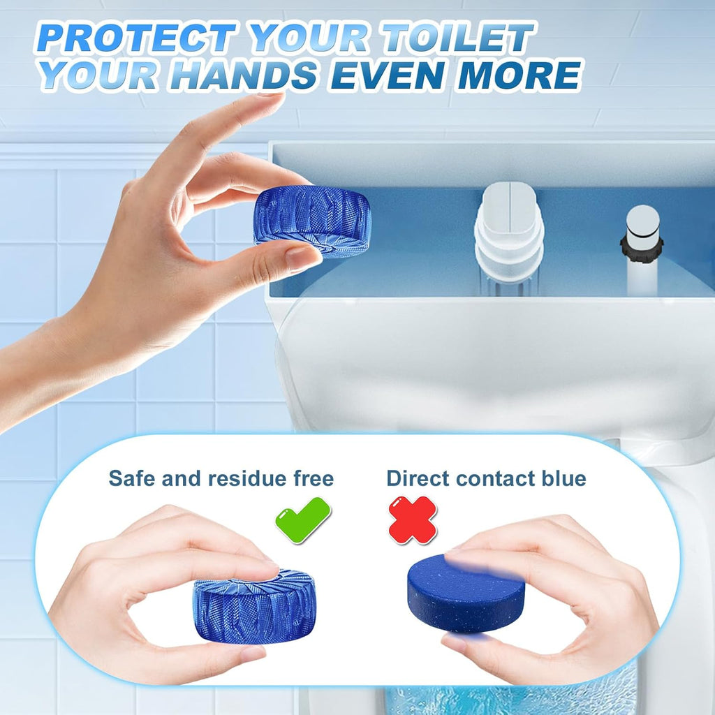KIISIISO Automatic Toilet Bowl Cleaners Tablets,18 Pack Multipurpose Commercial Household Bathroom