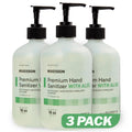 McKesson Hand Sanitizer with Aloe, 18 oz Pump Bottle [Pack of 3] - 70% Ethyl Alcohol, Spring Water