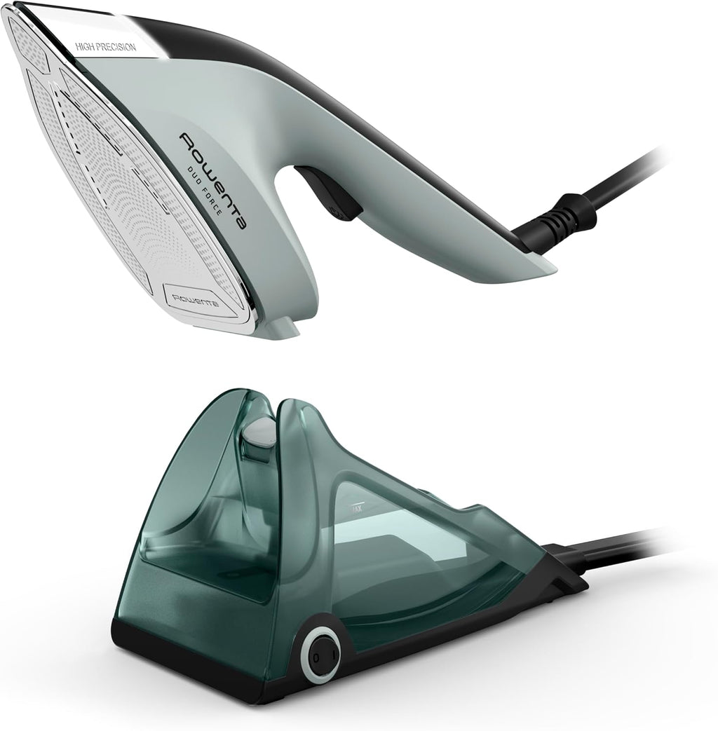 Rowenta 2-in-1 Duo Force Iron and Steamer for Clothes, 1700W Steam Iron, Stainless Steel Soleplate