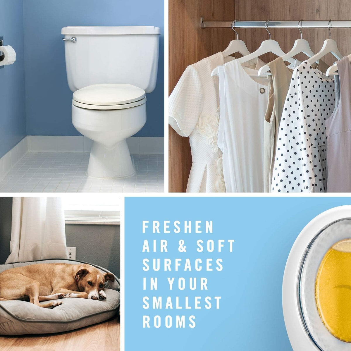 Febreze Small Spaces Air Freshener - Linen & Sky (Pack of 6) 6