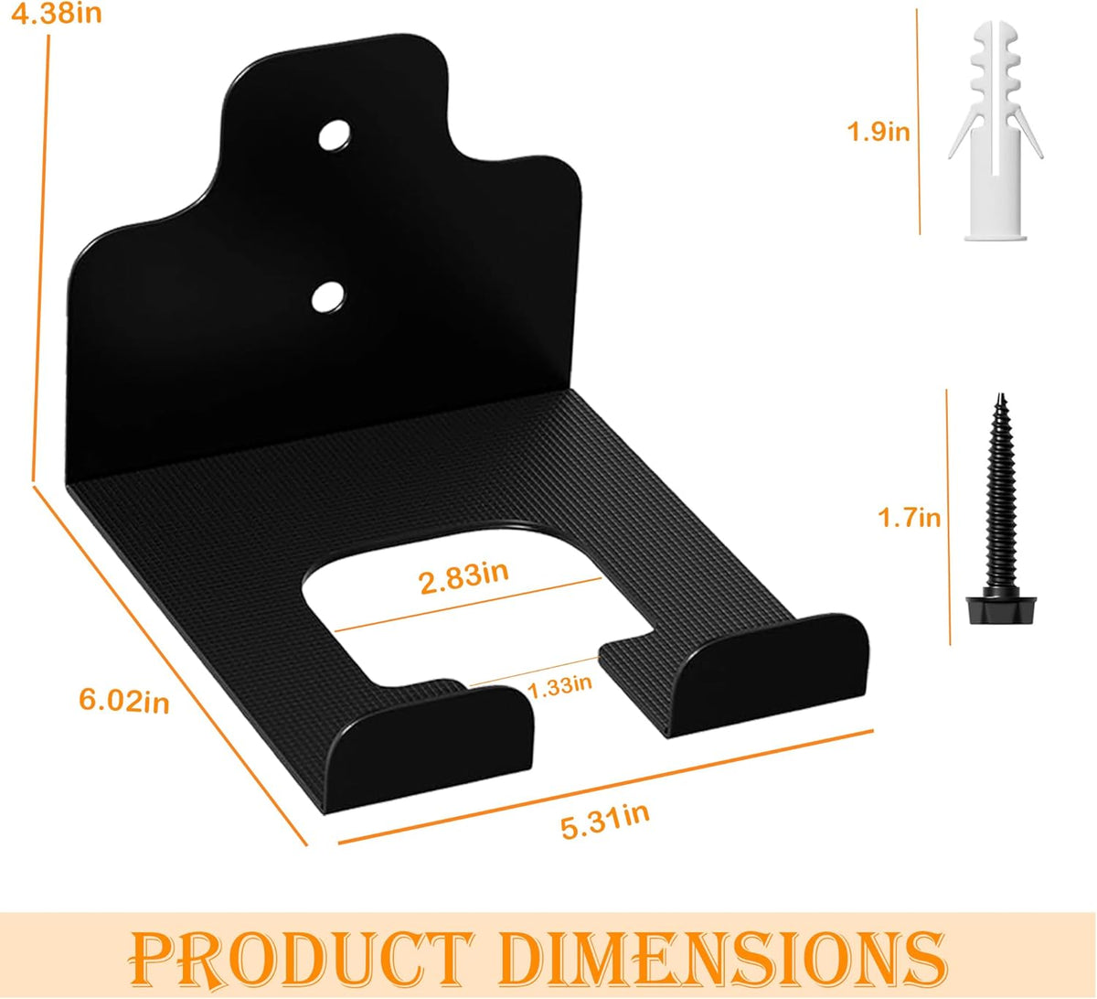 Garage Organizer Trimmer Rack, Wall Mounted Tool Hanger for Grass Trimmer, Hedge Trimmer, Weed