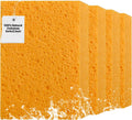 4 PCS Large Natural Cellulose Sponges 6x4x2 Inch - Super Absorbent and Biodegradable, Perfect for