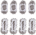 8 Pcs Mop Slippers Socks Floor Cleaning,Microfiber Shoe Covers dust Washable Reusable for Woman Man