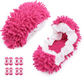 8 Pcs Mop Slippers Socks Floor Cleaning,Microfiber Shoe Covers dust Washable Reusable for Woman Man