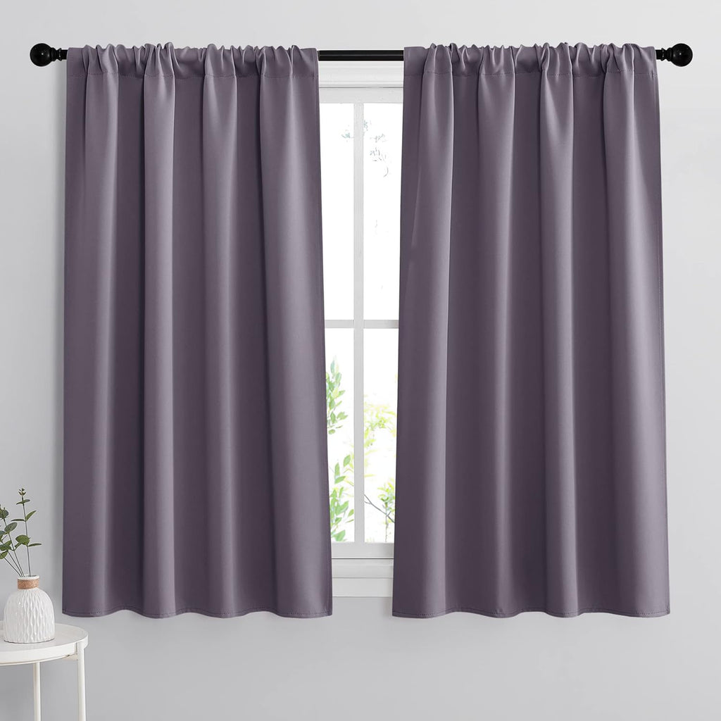 RYB HOME Blackout Curtains for Bedroom - Thermal Insulating Privacy Window Curtains for Kids Nursey