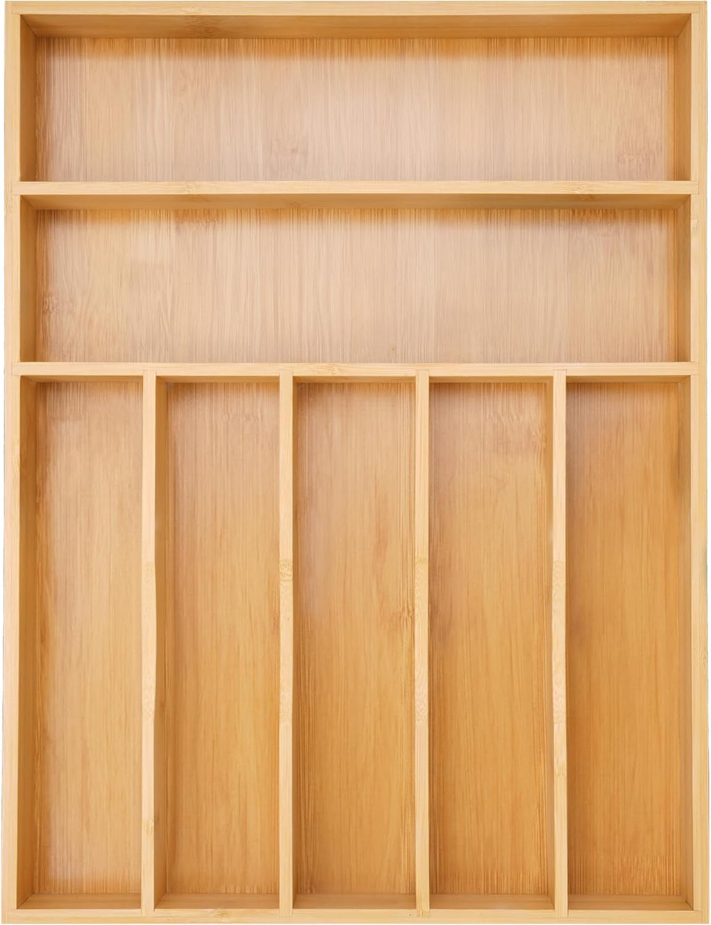 Silverware Organizer Kitchen Drawer Organizer Utensil Organizer Bamboo Silverware Holder Cutlery