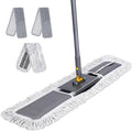 Masthome 36" Commercial Mop, Heavy Duty Industrial Floor Mop with 3 Microfiber Pads, 60" Adjustable