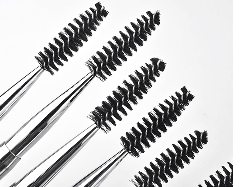2PCS Mascara Brushes Eyebrow Eyelash Brushes Mascara Wands Applicators Eye Brushes Portable