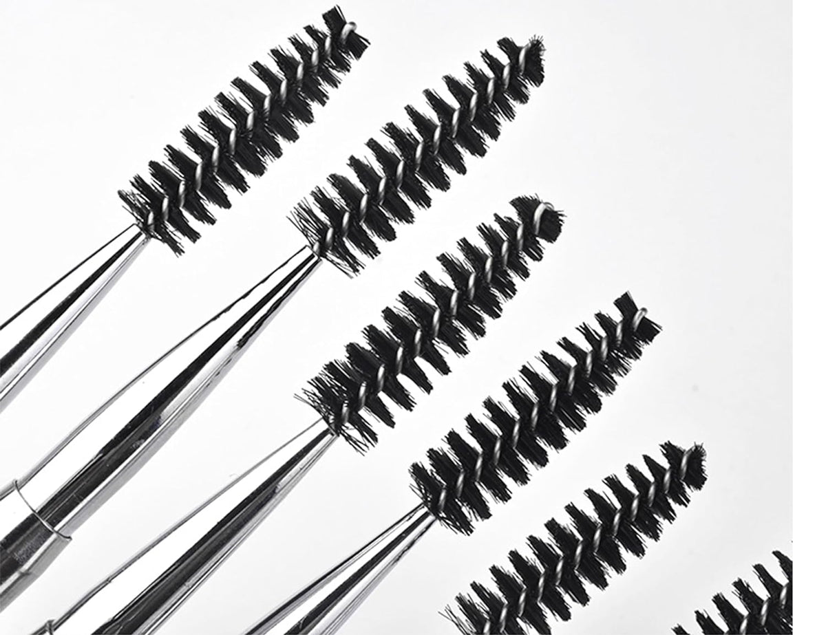 2PCS Mascara Brushes Eyebrow Eyelash Brushes Mascara Wands Applicators Eye Brushes Portable