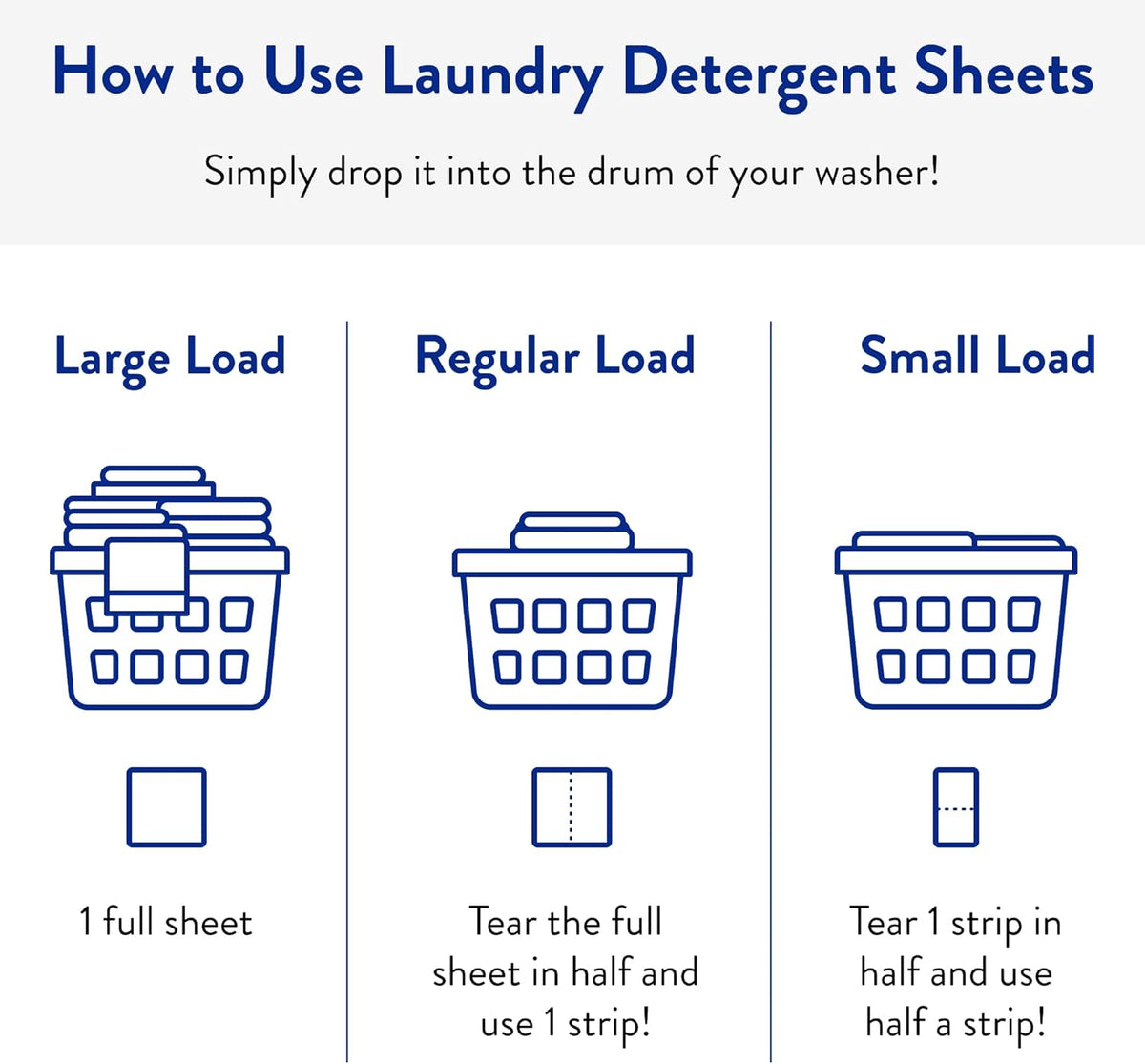 The Clean People Fragrance Free Laundry Detergent Sheets - Laundry Soap - Ultra Concentrated