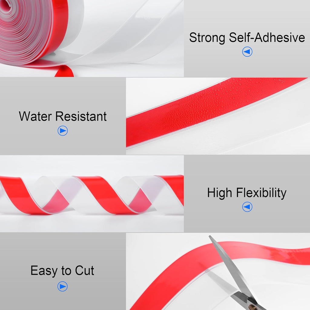 ToLanbbt Weather Stripping Silicone Door Seal Strip 2 in x 10 ft Door Draft Stopper Self Adhesive