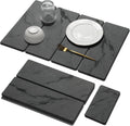 2 PCS Large Stone Dish Drying Mat for Kitchen Counter Quick Dry Stone Dishes Mats Marbled Water