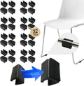 Rectangle U Shaped Chair Leg Tips Cap with Felt Pads,Furniture Feet Protector Slide Smoothly
