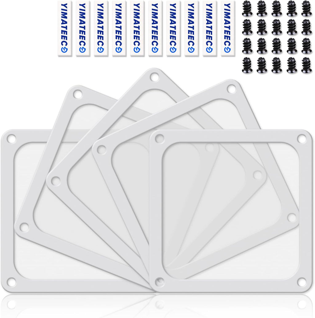Dust Filter PC 140mm for Computer Cooler/PSU/Routers Nylon 80 Mesh, Magnetic Frame PC Fan Dust Mesh