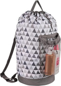 Dalykate Backpack Laundry Bag, Laundry Backpack with Shoulder Straps and Mesh Pocket Durable Nylon