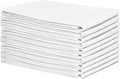 Organic Cotton White Dish Towels - 10 Pack Quick Drying White Kitchen Towels - Lint-Free, Organic