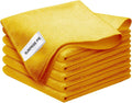 Microfiber Cloth 6Pack Cleaning Rags Absorbant Lint Free Cloth for House, Kitchen, Car, Glass