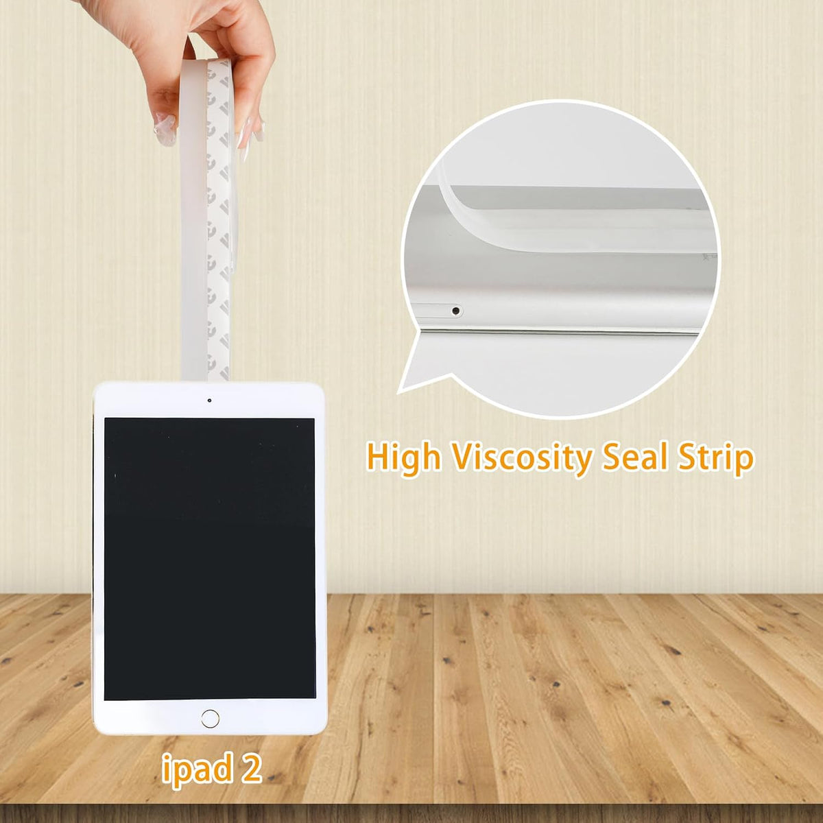 Door Weather Stripping Doors Seal Strip, 26 FT Silicone Sealing Tape for Door Draft Stopper