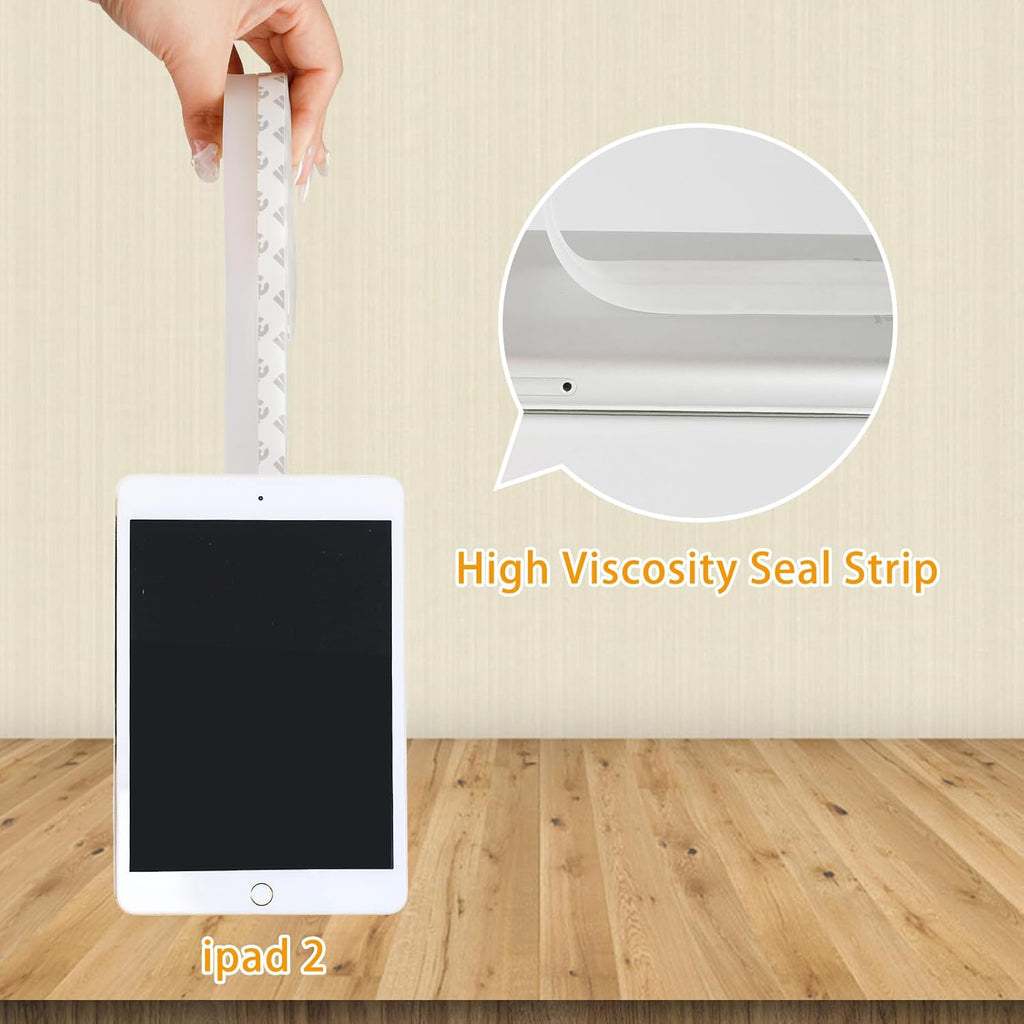 Door Weather Stripping Doors Seal Strip, 26 FT Silicone Sealing Tape for Door Draft Stopper