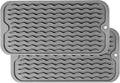 ZLR 2 Pcs Silicone Dish Drying Mats for Kitchen Counter, Eco-Friendly Fast Dry Dish Mat, Easy Clean